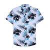 Men's T Shirts Shirt Collar Jumpsuit Blouse Button Down Casual Loose Lapel Print Short Sleeve Cuffs Port Men Small