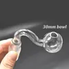 Tubos de queimador de óleo de vidro tamanho XXL com 10mm 14mm 18mm Macho Fêmea Joint Pyrex Glass Oil Adapter Fumar Banger Nail para Dab Rig Bong Atacado