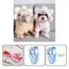 Vestuário para cães Coral Fleece Elegante Chapéu de Girassol Resistente a Rasgos Moletons para Animais de Estimação 3 Cores Roupas Opcionais Atraentes para Cachorros