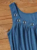 Женские танки на глаз reuftled Casual Tank Blue Elegant Summer Top Women Sexy Slim Fit Tops рука