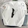 هوديز النساء الأوراق الجمالية الخريف يترك الطباعة الرسومية harajuku نساء pullover sweatshirt ملابس الشوارع جيب هوديي أنثى أنثى