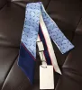 20 -й шелковой шарф Sletters Печать цветочный шелковый шарф -шарф леопардовый повязка для женщин для женщин с длинной ручкой с длинной ручкой шарфы париж