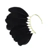 Backs Earrings 1pcs Africa Left Unisex Exaggerate Big Feather Ear Cuff Non Piercing Peacock For Women Men Gril Dance Ethnic Jewelry