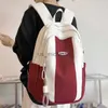 Рюкзак новая девушка Nylon Kawaii Red Student School Sack Cool Women Fashion Laptop College Backpack Teen Женщина -туристическая книга Сумки Lady Trendy J230806