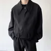 Vestes pour hommes printemps automne hommes poitrine creuse mode coréenne Streetwear décontracté veste courte ample Harajuku Chic manteau vêtements d'extérieur