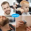 Elektriska hårklippare för män Professionella hårklipper Skäggtrimmer laddningsbar trådlös frisyrmaskin med 11 styrkammar, laddningsstativ, 38 skärningslängd