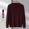 Hommes chandails 2023 haute qualité marque de mode laine tricot pull O cou pull pour hommes automne hiver pull décontracté vêtements R139