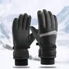 Cycling Gloves Winter Premium Leather Work And Downhill Ski Mitten Men Women Motorcycle