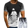 Heren Trainingspakken Pubg Tshirt Playerunknowns Battlegrounds Gaming Tees Gamers T-shirt Cartoon Mannen Unisex Mode