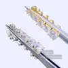 工場卸売3mm/4mm/5mm/6mm/6.5mm/8mm VVSモイサナイト925スターリングシルバースタッドイヤリング