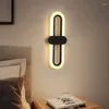 Настенная лампа спальня кровати современный минималистский фон