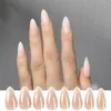 Falska naglar DIY Hem nagelkonst naturlig snygg minimalistisk gradient sömlös finish