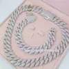 Necklaces New 20mm Thick Heavy Baguette Gra Certificate Pass Diamond Tester Vvs Moissanite Cuban Chain