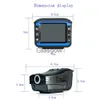 Car DVRS CAR DVR DASH CAMARDAR RADAR DETECTOR VG3 2 в 1 Английский российский голосовой оповещение для личного автомобиля на открытом воздухе x0804 x0804