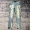 2024 Sport Work Mens Pants Jeans Zipper Designer Cross Classic Trousers Casual Distressed Ripped Biker Slim Fit Motorcycle Denim Jean L