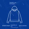 OC NO001# DIY Hoodies Sweatshirts مخصصة للرجال والنساء النمط النمط لتصميم الشعار لخدمات الإثبات لمجموعة الملابس