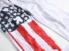 Men's Jeans High Elastic Slim American Flag Printed Streetwear Casual Pants Male Fashion Hip Hop Straight Denim Trousers