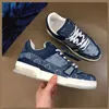 Movimento da uomo Scarpe casual Vera pelle Stampa con lacci Moda scarpe da corsa sportive classiche sneakers Figure stampate Nero blu marrone Taglia 38-46