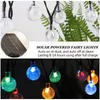 LED Solar Light String Outdoor Waterdichte Kerstdecoratie 200led Crystal Ball Camping Fairy Garland Garden Party Lamp