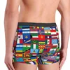 Mutande World Flags Homme Mutandine Uomo Intimo Sexy Pantaloncini Boxer Slip