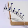 Copricapo Corona Tiara da sposa Femminile Diciottesima principessa Compleanno per adulti Velo da sposa semplice Accessori per capelli