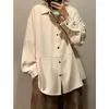 Herrtröjor 2023 Summer Fashion Ice Silk Långärmad skjorta Bekväm Casual Loose Jacket Boutique Clothing Simple Style