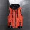 Gilet da uomo 2023 Cappotto senza maniche autunno e inverno ispessito abiti da lavoro spalla alla moda con gilet in cotone