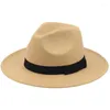 Basker solid färg cowboy hatt brett brim tema parti vuxna unisex street föreställningar hattar hippier cap halloween tillbehör