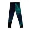 Active Pants Northern Lights In The Forest Leggings Clothing Fitness Training