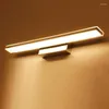 Applique murale salle de bain Led miroir lumière 42-52 cm en acier inoxydable cosmétique étanche appliques lampes vanité lumières éclairage intérieur