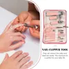 Nail Art Kits Pedicure Mens Grooming Kit Care Mini Clippers For Women Professional Manicure Fabric Metal