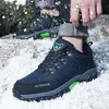 Сапоги походные ботинки Man Winter Sneakers 2023 Роскошные дизайнерские дизайнерские мужские кожаные ботинки