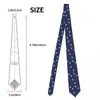Bow Ties Star Men slipsar mager polyester 8 cm breda flygande stjärnor nackband för kostymer tillbehör gravatas cosplay rekvisita