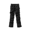 Men's Pants Nylon Pleated Line Loose Bootcut Casual Sports And Women's Same Style Trendy Design