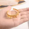 Bangle Dubai African African 24k Gold Kids Cute Heart Banles Arabic Boy Girl Baby Bracelets Etiopian Jewelry Difts Difts