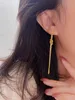 2023 Fashion New S925 Light Luxury Versatile Style Long Style Tassel Earrings European and American Vintage Premium Earrings