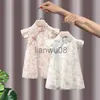 Abiti da ragazza Vestito da bambina per bambina Estate Nuovo stile cinese per bambini Hanfu Bambina Vestito da principessa per bambina Cheongsam 06 anni x0806