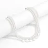 Choker Ourfuno Elegant Multilayer Imitation Pearl Necklace For Women Vintage Party Wedding Statement Fashion Jewelry