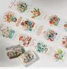 Gift Wrap Fairy House Trees Special Oil PET Washi Tapes Journal Collage Material DIY Scrapbooking Card Making Decor Plan Sticker