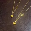 Kedjor labb riktig 18k guld 3d kärlek halsband över hela fett hjärthänge för kvinnors fina smycken valentins dag gåva x0046