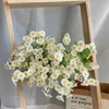Flores decorativas 53cm Buquê de Camomila Artificial Pequena Margarida Simulação Casamento Decorações de Festa em Casa Pografia Adereços Ornamento