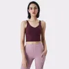 L-2055 Gymkleding Damesondergoed Yoga BH Tanktops Lichte ondersteuning Sportbeha Fitness Lingerie Ademende training Beha U-rug Sexy vest met verwijderbare cups