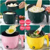 1.8L Mini Hushåll Electric Cooking Pot Non-Stick Multi Cooker Portable Rice Frying Machine