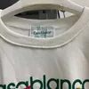 Новый Casablanca Triangle Tennis Club Whotshirts Мужчины Женская уличная одежда с черной белой капюшоном внутри Tag Gym T230806