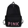 Backpack Pink Laser Backpack Girl Torba szkoła duża podróż Pink Rucksack Torba na lunch J230806
