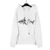 2023 Mens Designer Hoodie Pullover Hoodies Warm Fish Brodery Long Sleep Hooded Sweatshirts Men Casual Women Top Clothing Size S-XL