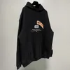 Sonbahar Kış Mens Hoodies Sweatshirts Tasarımcı Hoodie Kadın Çift Yüksek Sokak Moda Baskısı Üstler Sıradan Gevşek Gevşek Saf Pamuk Sweaters Giyim