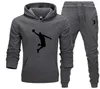 Męskie dresy 2023 Nieuwe Mannen Casual Sport Pak Trui Hooded Jas Broek Merk Sportkleding Outdoor Jogging Bluie