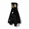 Kąpiel Ape Autumn and Winter Men's Shark Black Gold Hafted Plush Casual z kapturem bawełniany płaszcz Kąpiel Ape z kapturem