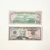 Toptanes Prop Para ABD Dolar Partisi Film Banknot Yenilik Oyuncakları için Sahte Para Malzemeleri 1 5 10 20 50 100 Dolar Para Birimi Çocuk Öğretimi İçin Sahte Para
